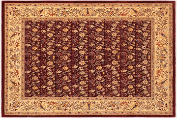 handmade Transitional Kafkaz Chobi Ziegler Red Beige Hand Knotted RECTANGLE 100% WOOL area rug 8 x 10